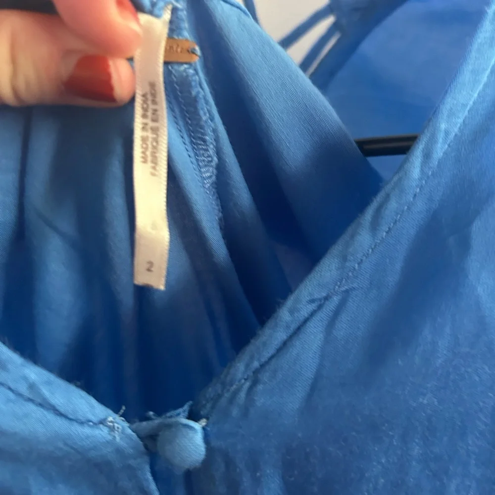 Free people blue midi‎ dress 2